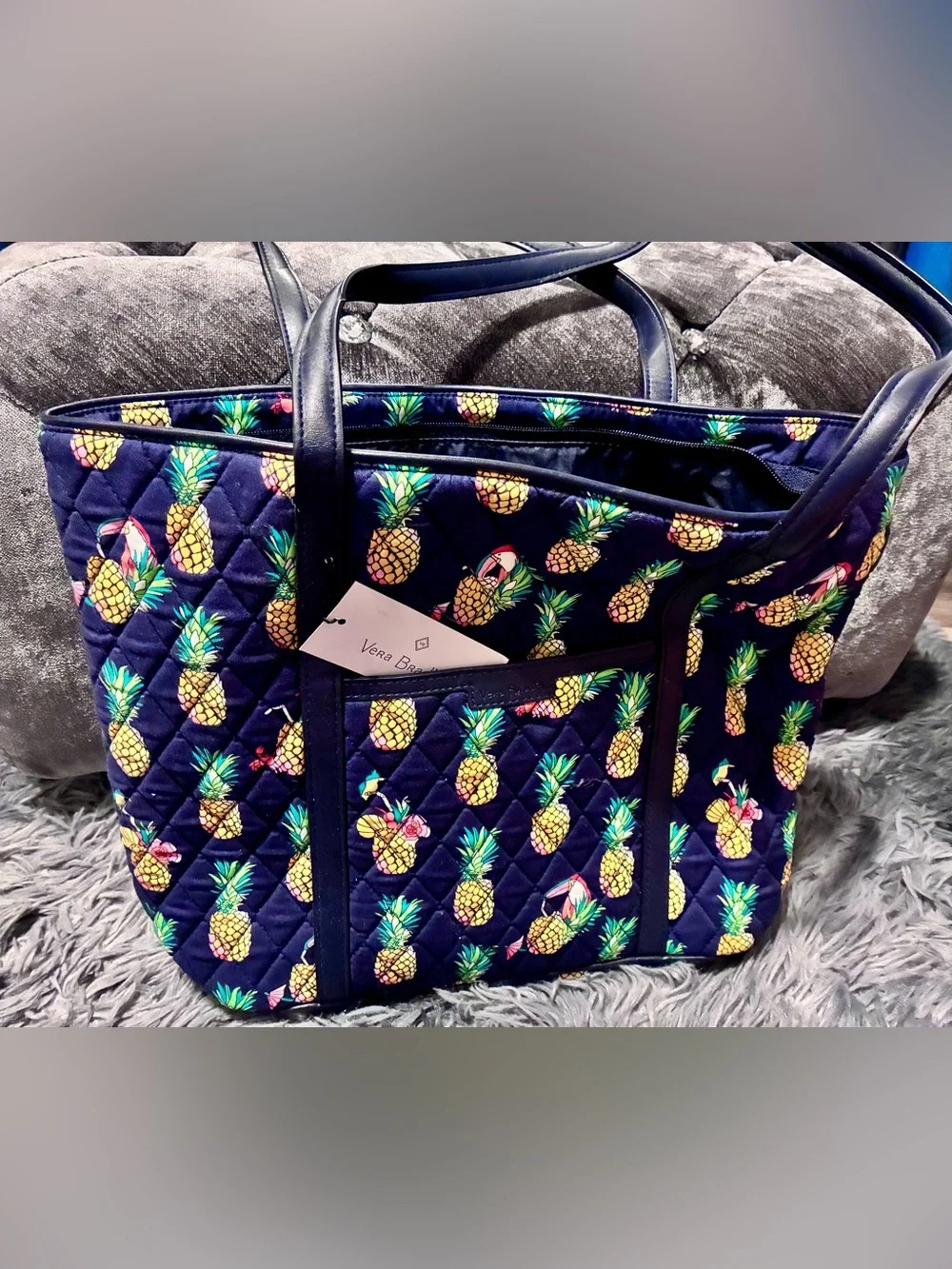 Vera Bradley Tropical Pineapple Tote